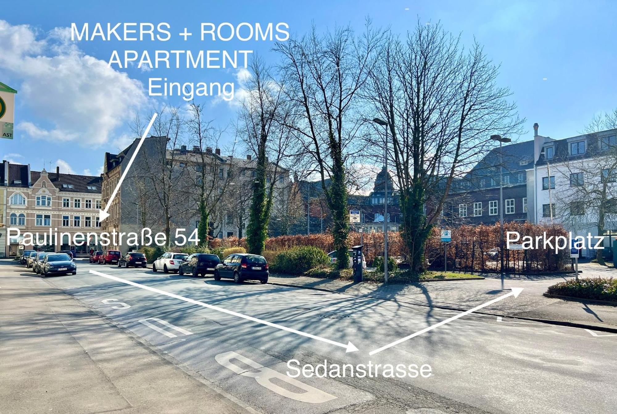 Makers And Rooms Apartment 01 Pauline 110Qm Parkplatz 1-4 Personen Detmold Exterior foto
